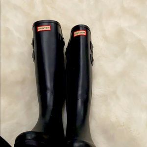 Black Hunter tour packable rain boots